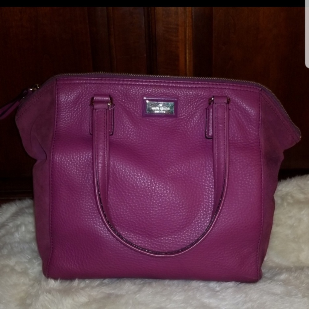 Dark fuchsia Kate Spade bag